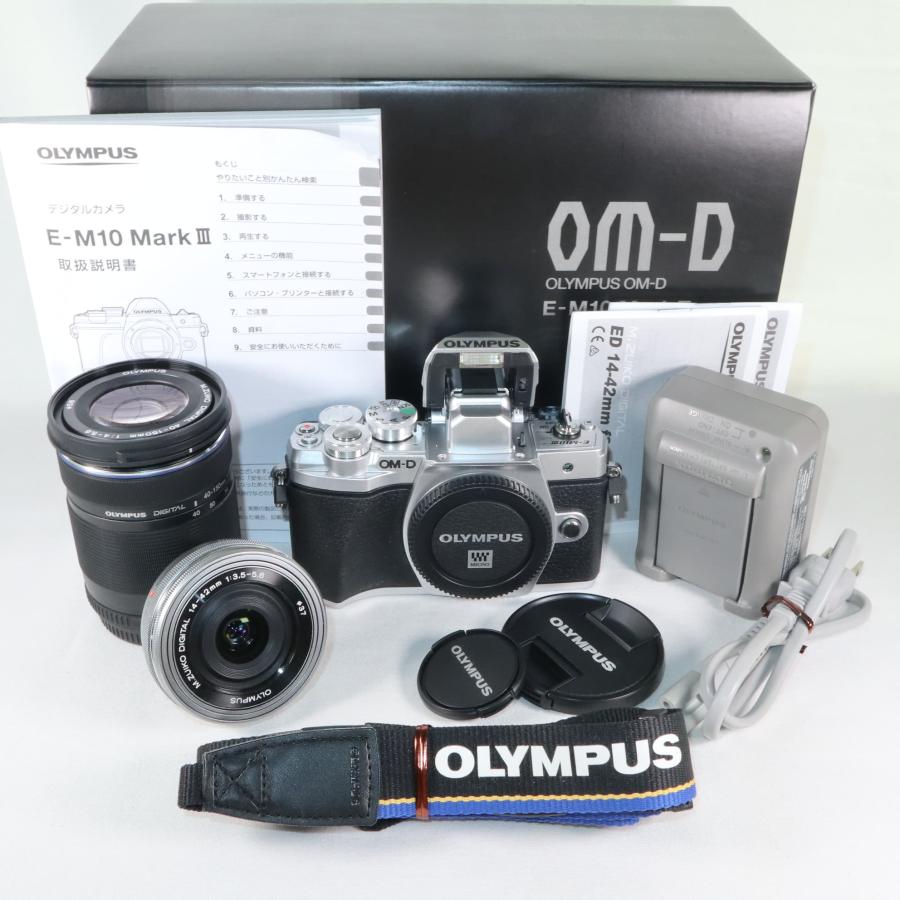 OLYMPUS ミラーレス一眼カメラ OM-D E-M10 MarkIII EZダブル