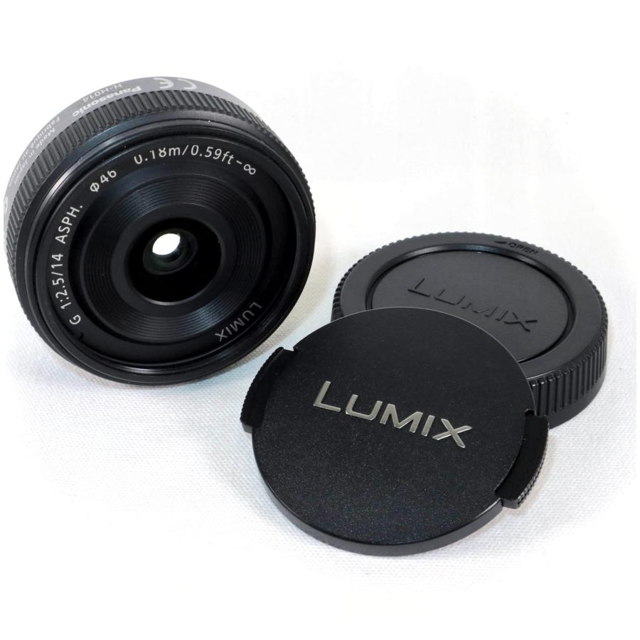 極上美品》 単焦点レンズ Panasonic LUMIX G 14mm F2.5 ASPH. H-H014 