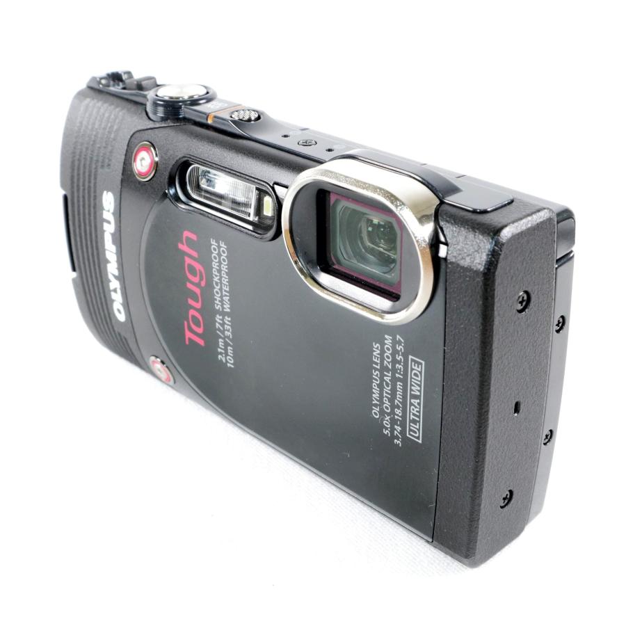 美品》 デジカメ 防水 OLYMPUS STYLUS TG-850 Tough ブラック