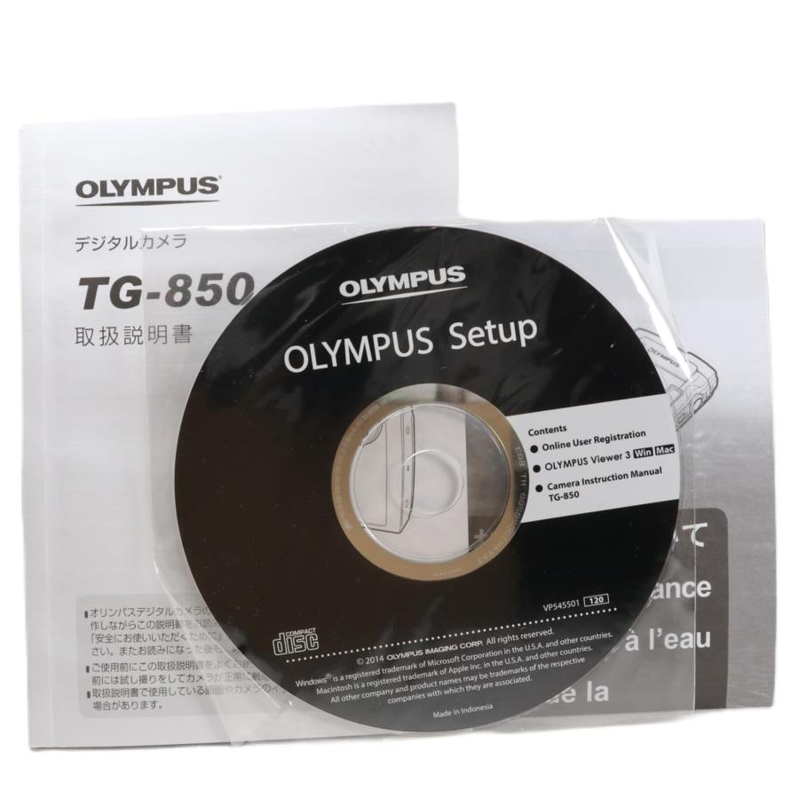 美品》 デジカメ 防水 OLYMPUS STYLUS TG-850 Tough ブラック
