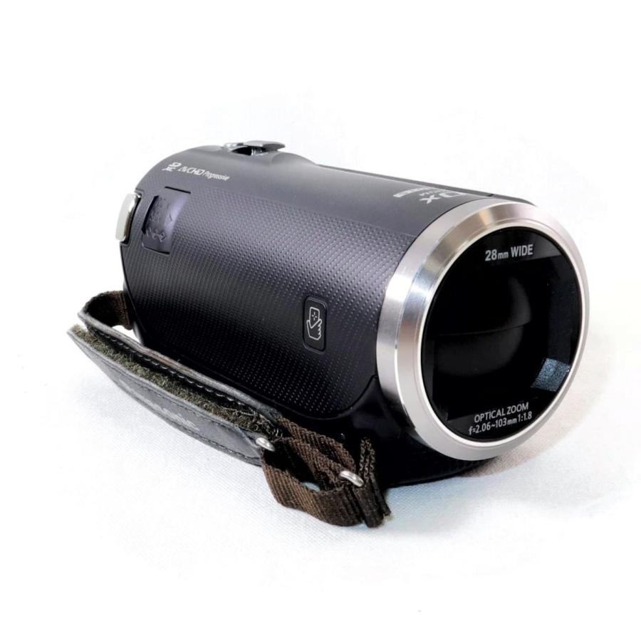 極上美品》 ビデオカメラ Panasonic HC-V520M ダークネイビー