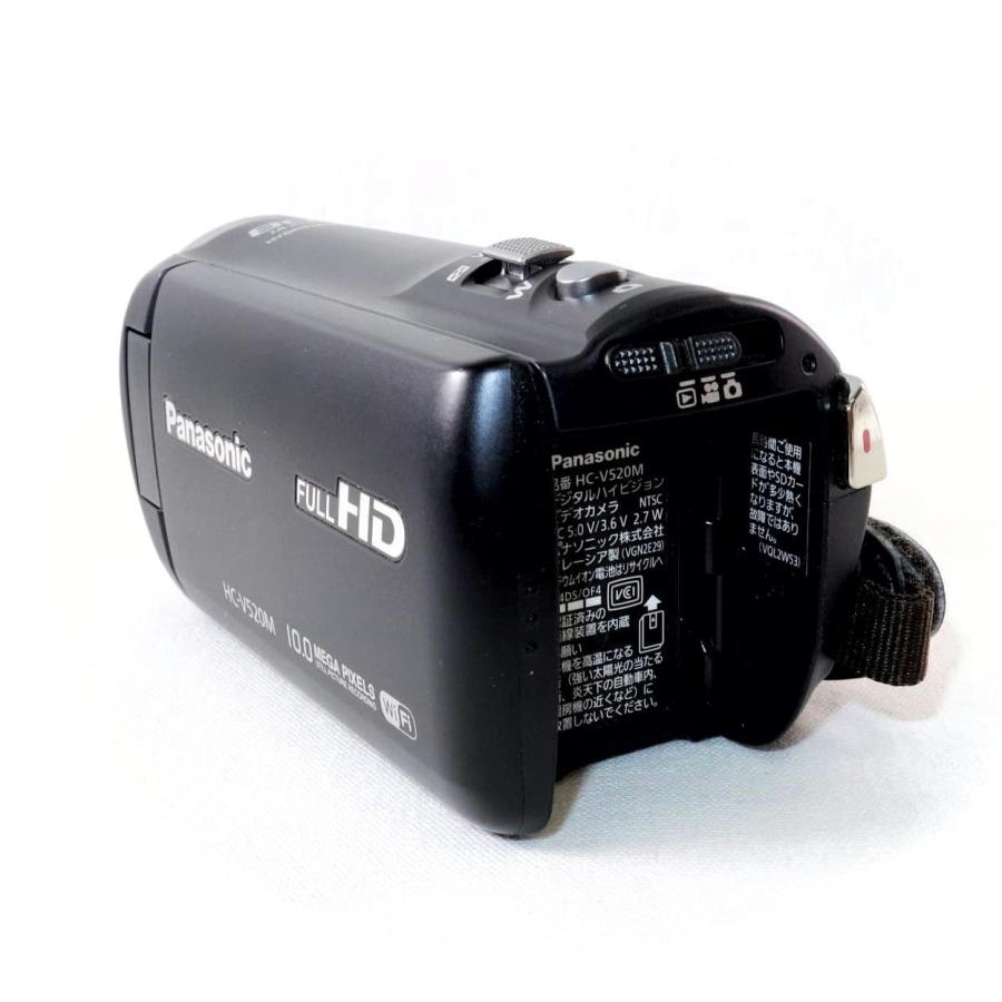 極上美品》 ビデオカメラ Panasonic HC-V520M ダークネイビー