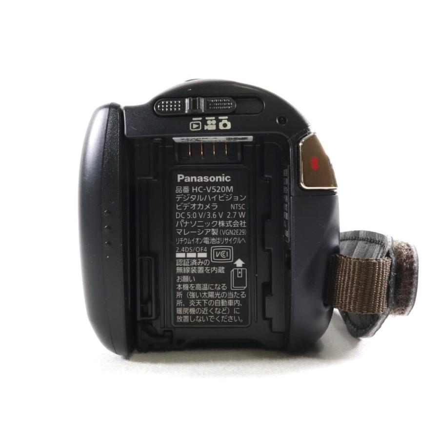 極上美品》 ビデオカメラ Panasonic HC-V520M ダークネイビー