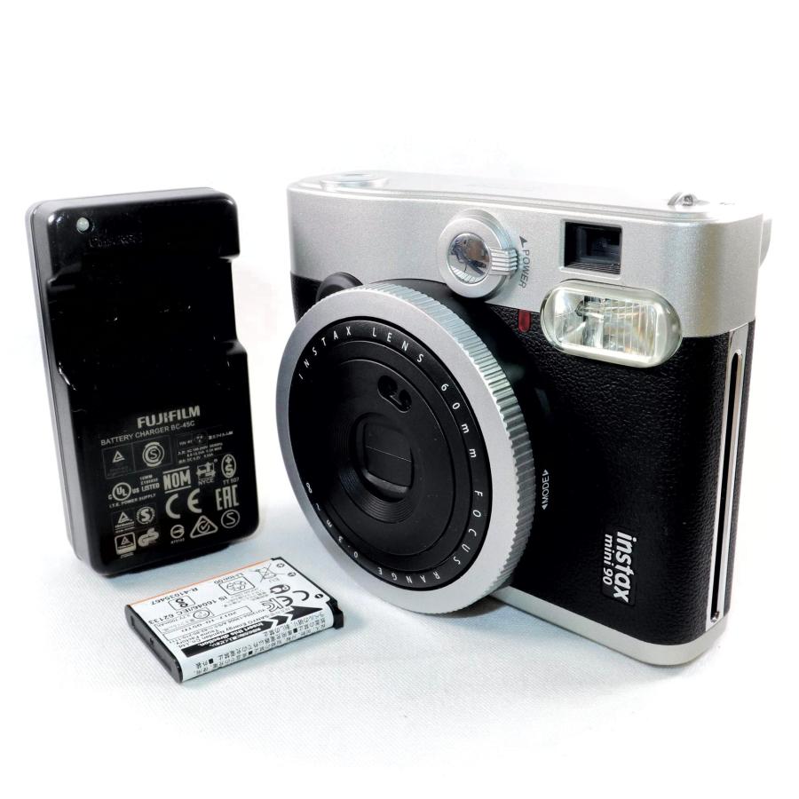 チェキ Fujifilm instax mini 90 本体と付属品 FUJIFILM インスタントカメラ instax mini 90 ブラック チェキ
