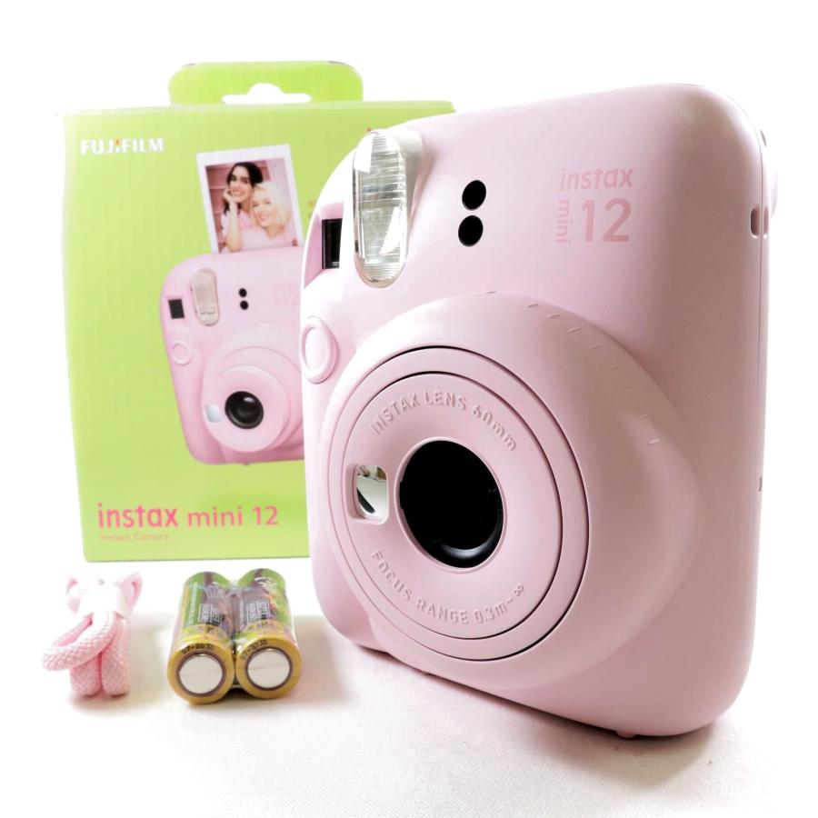 新品級》 インスタントカメラ instax mini 12 ブロッサムピンク チェキ
