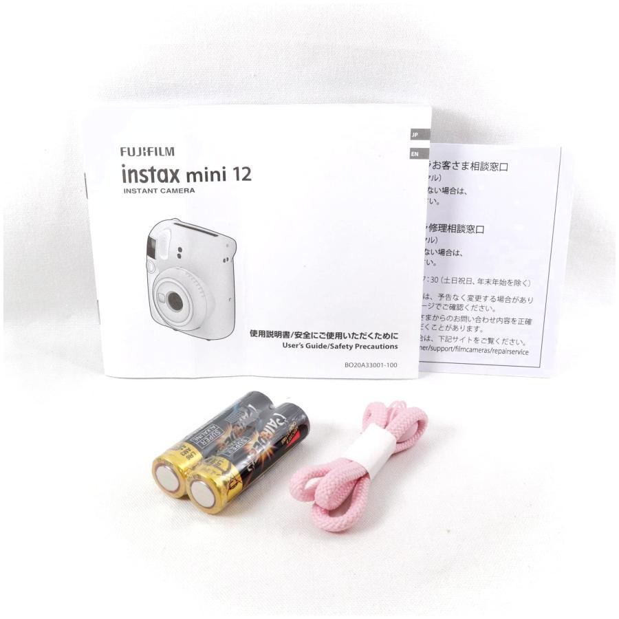 新品級》 インスタントカメラ instax mini 12 ブロッサムピンク チェキ