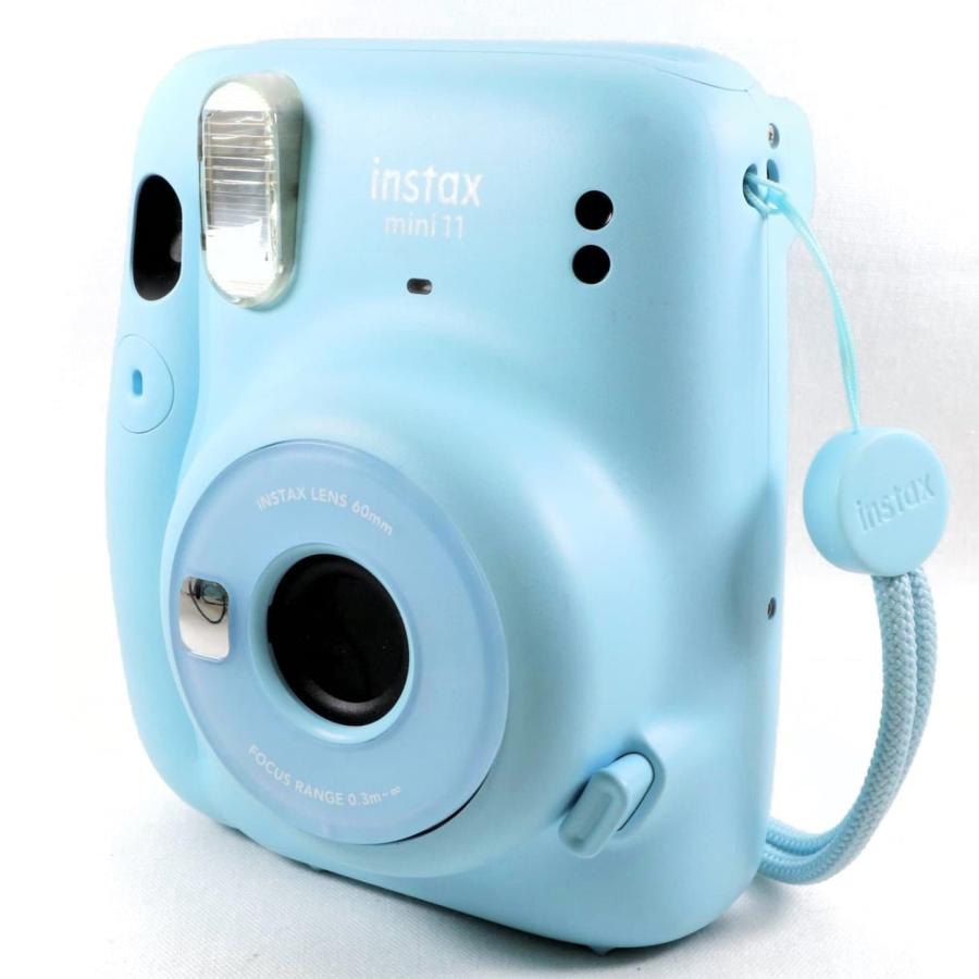 インスタントカメラ FUJIFILM instax mini 11 スカイブルー チェキ