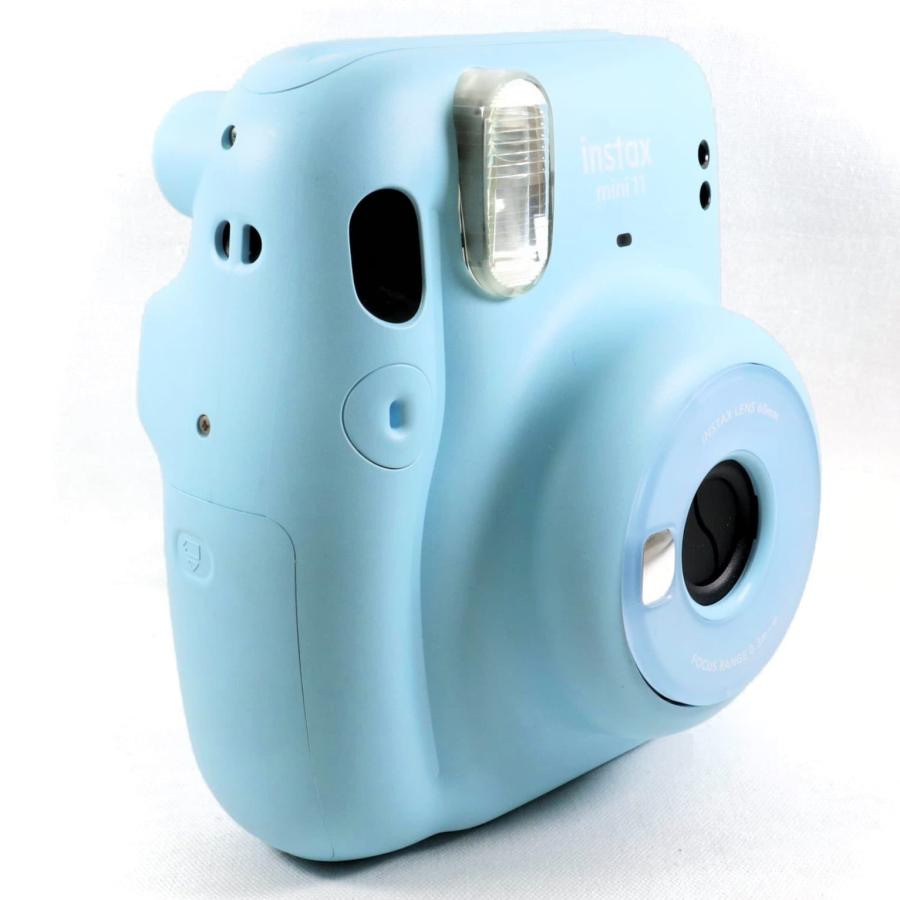 インスタントカメラ FUJIFILM instax mini 11 スカイブルー チェキ