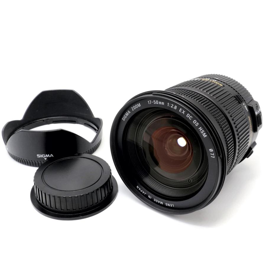 美品》 SIGMA 17-50mm F2.8 EX DC OS HSM CANON キヤノン k2738 : りん 