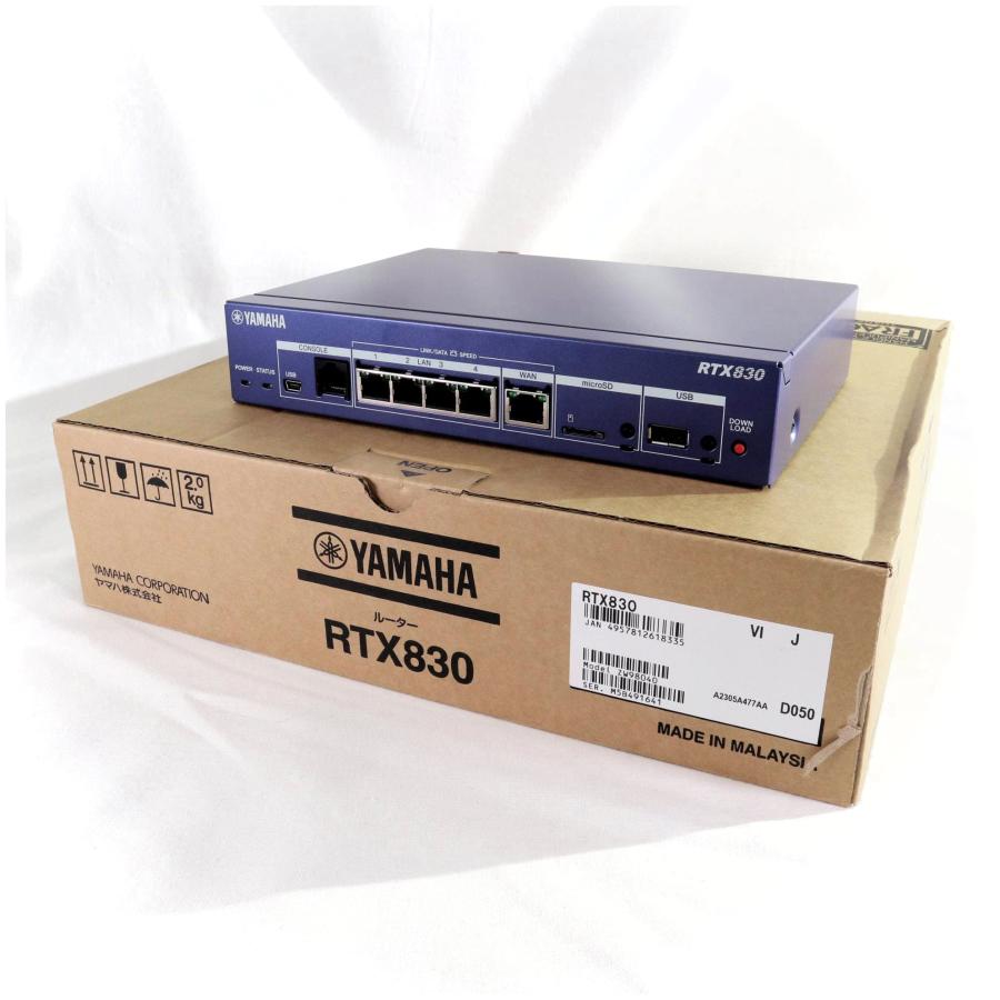 極上美品》 ルーター YAMAHA RTX830 ヤマハ ギガアクセス VPN k2751 