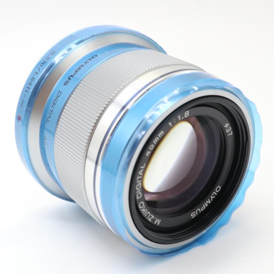 新品級》 単焦点レンズ M.ZUIKO DIGITAL 45mm F1.8 シルバーオリンパス