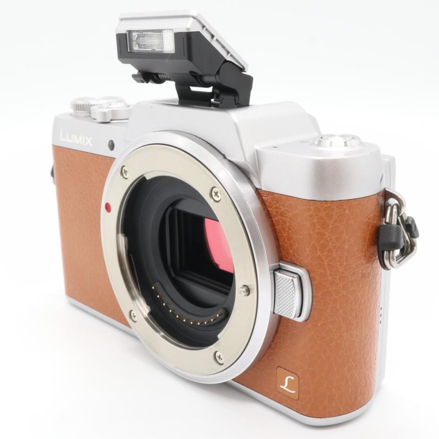 訳あり ミラーレス一眼 Panasonic LUMIX DMC-GF7 ボディ ブラウン 