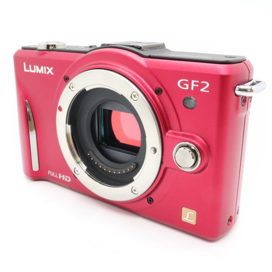 美品》 ミラーレス一眼 Panasonic LUMIX DMC-GF2 ボディ レッド k2775