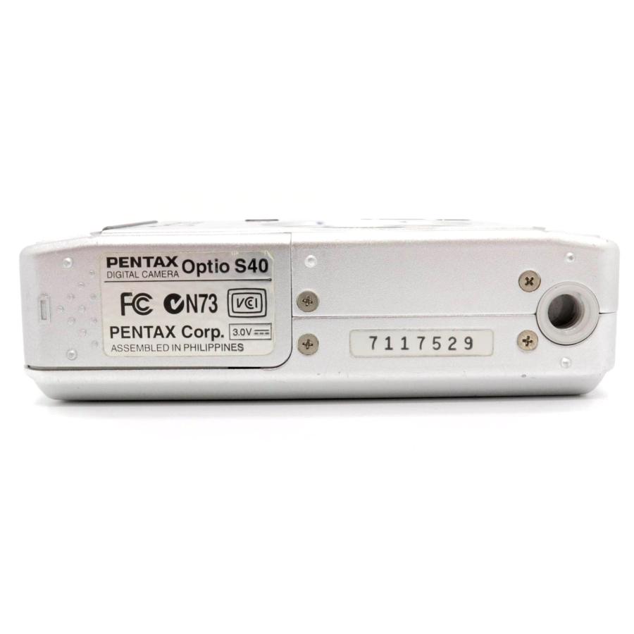 コンパクトカメラ PENTAX Optio S40 シルバー ペンタックス コンパクトカメラ PENTAX Optio S40 シルバー ペンタックス