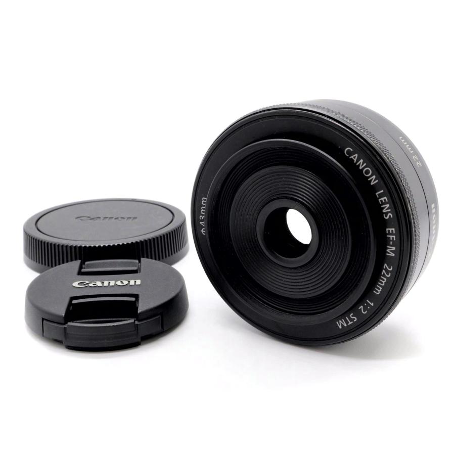 単焦点レンズ CANON EF-M 22mm F2 STM ブラック キヤノン キャノン