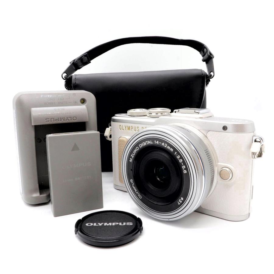 ショット数1470回》 ミラーレス一眼 OLYMPUS E-PL8 EZレンズキット