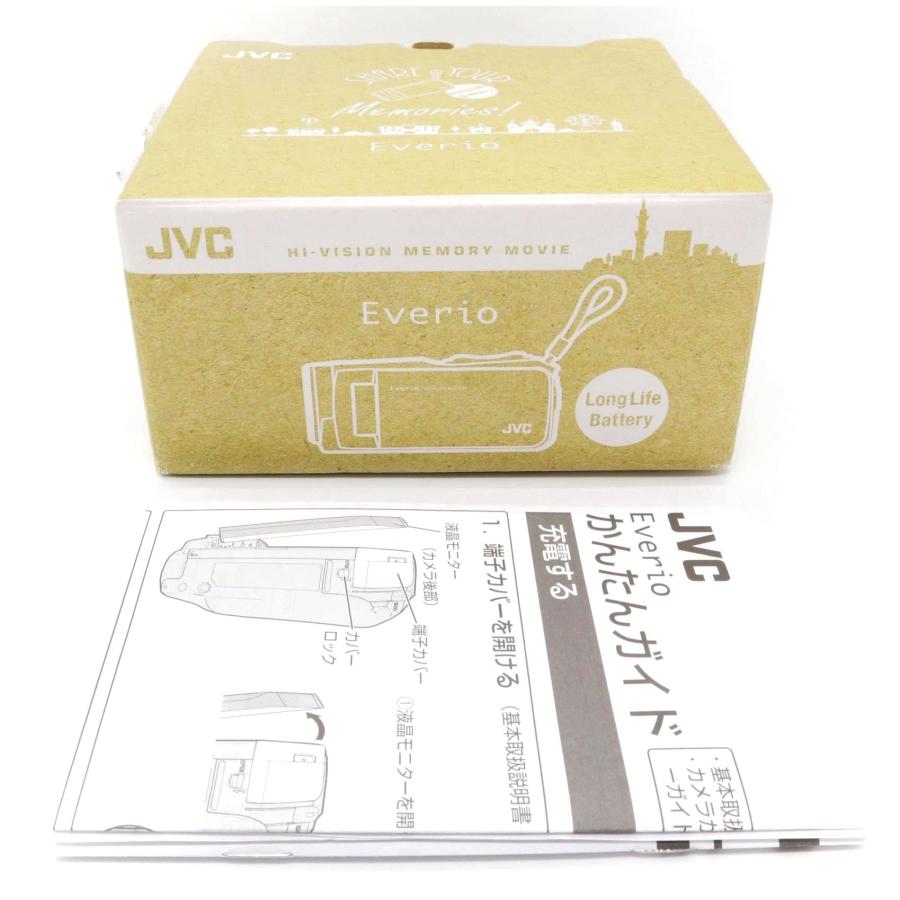 JVCEverio GZ-F270 ホワイト 本体＋ケース＋付属品完備 極上美品》ビデオカメラ JVC Everio GZ-F270-W ホワイト エブリオ