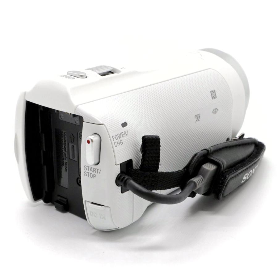 極上美品》 ビデオカメラ SONY HDR-CX485 WC ホワイト k2853 : りん