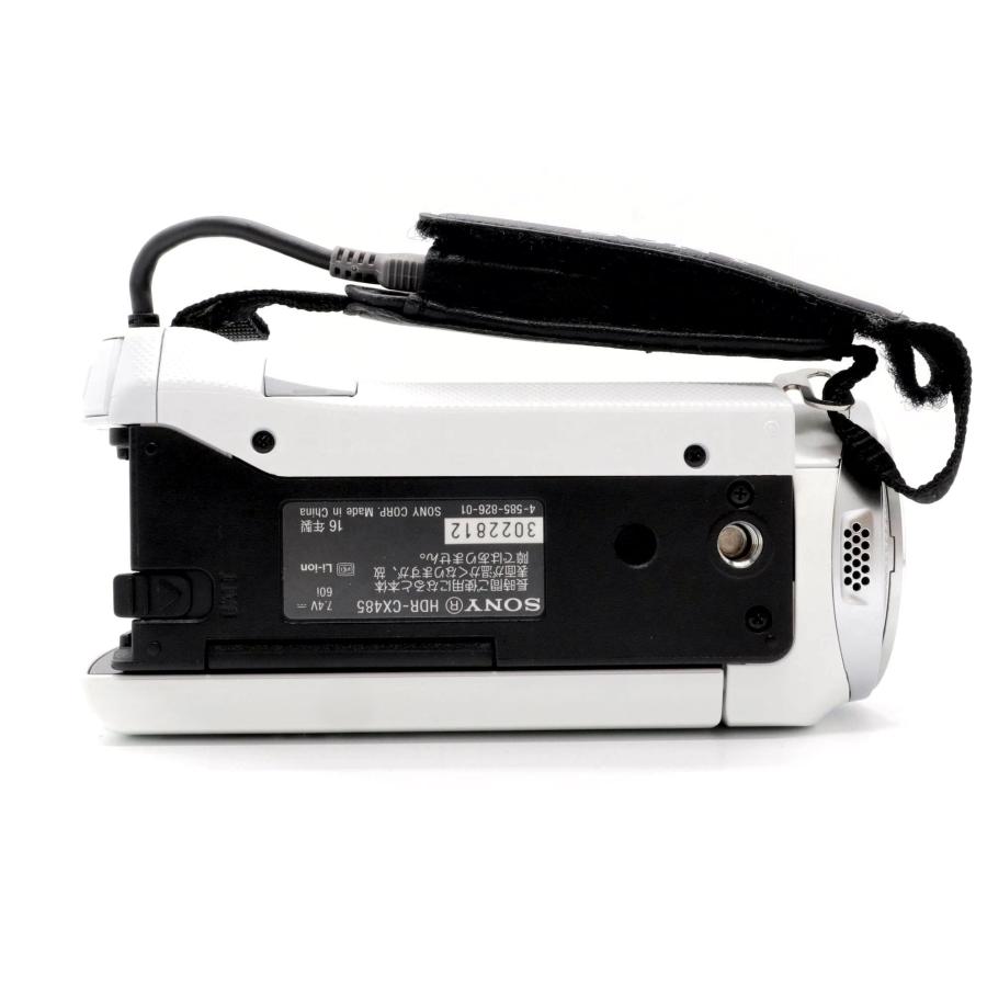 SONY ビデオカメラ 本体 ホワイト 極上美品》 ビデオカメラ SONY HDR-CX485 WC ホワイト k2853 : りん