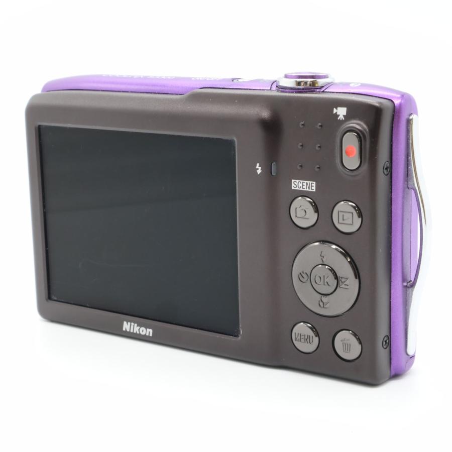 訳あり》 コンパクトカメラ NIKON COOLPIX S3300 ライトパープル