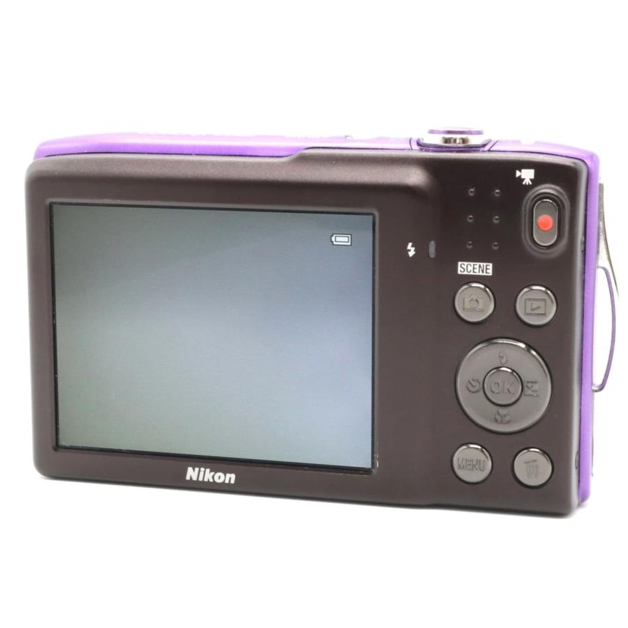 訳あり》 コンパクトカメラ NIKON COOLPIX S3300 ライトパープル