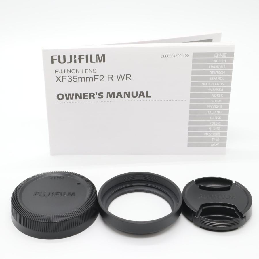美品 FUJIFILM XF 35mm F2 WR フジフィルム 単焦点レンズ カメラレンズ XF35mmF2 R WR FUJINON（フジノン） シルバー [FUJIFILM
