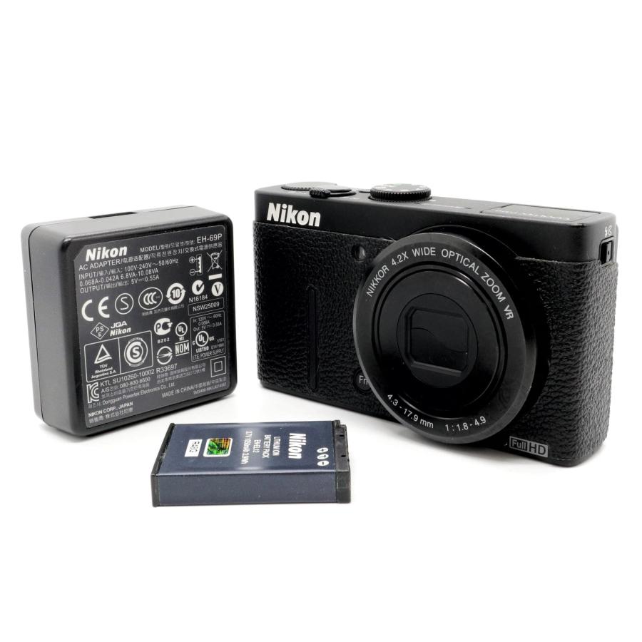 美品》 コンパクトデジタルカメラ NIKON COOLPIX P310 ブラック ニコン