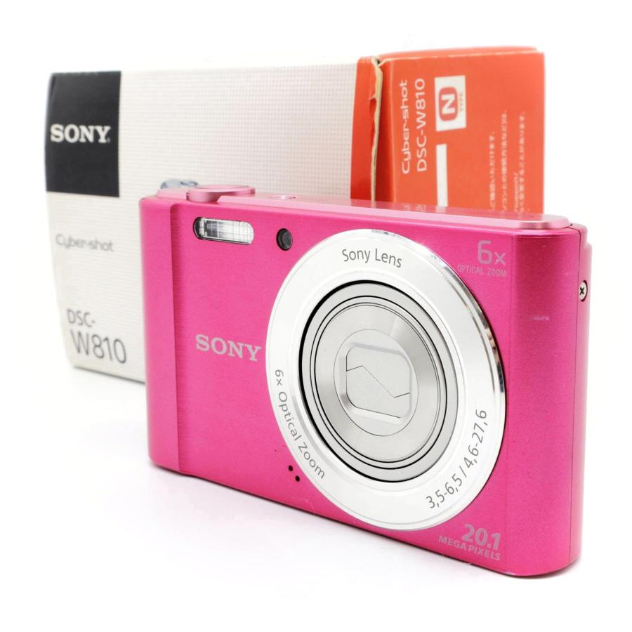 美品》 コンパクトデジタルカメラ SONY DSC-W810 P ピンク ソニー