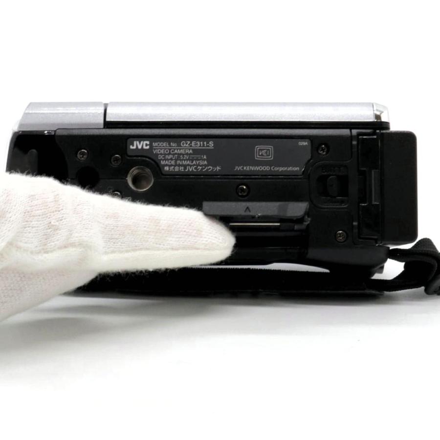 極上美品》 ビデオカメラ JVC GZ-E311-S シルバー エブリオ k3090