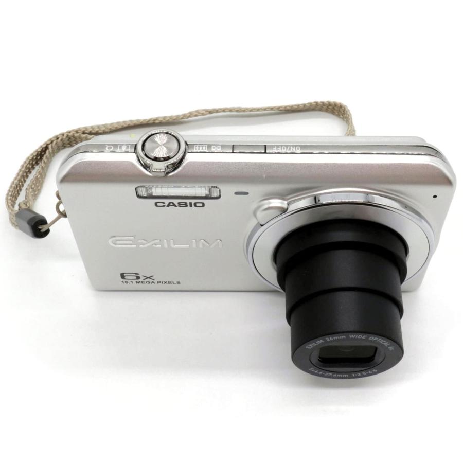 美品》 コンパクトデジタルカメラ CASIO EXILIM EX-ZS28 シルバー