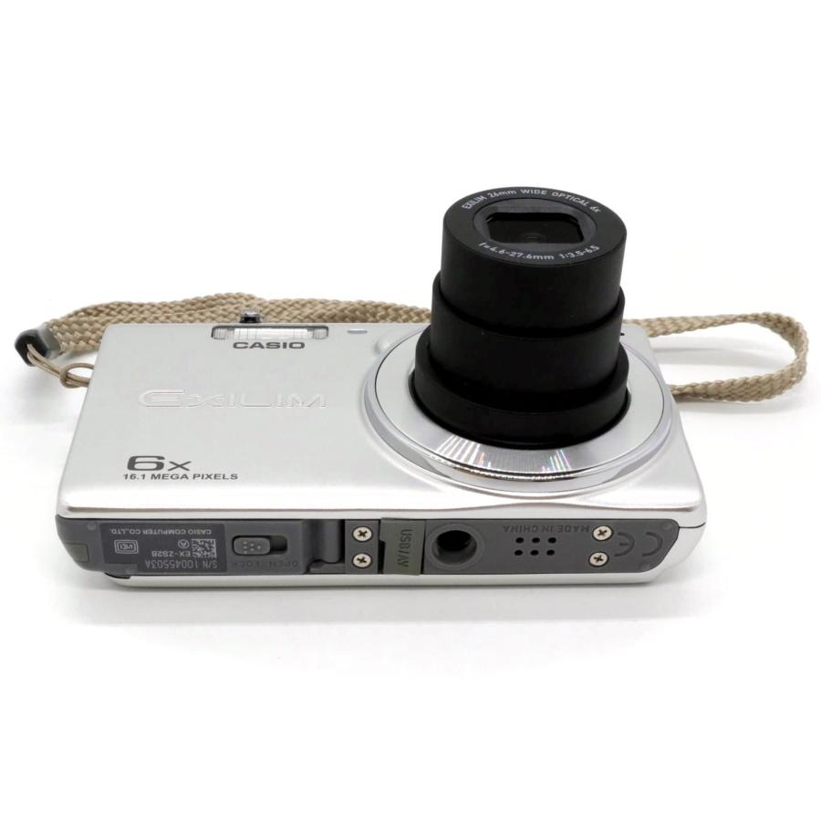 美品》 コンパクトデジタルカメラ CASIO EXILIM EX-ZS28 シルバー