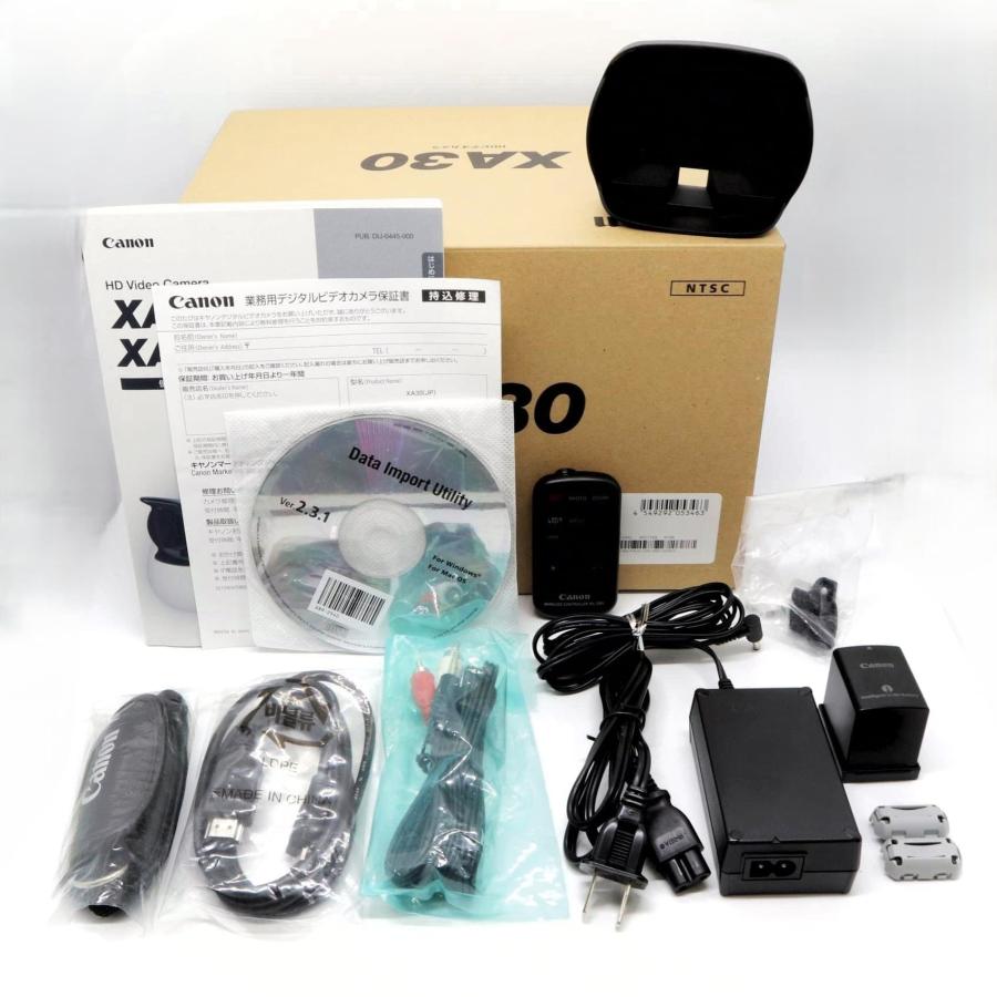 極上美品》 業務用ビデオカメラ CANON XA30 キヤノン キャノン k3190