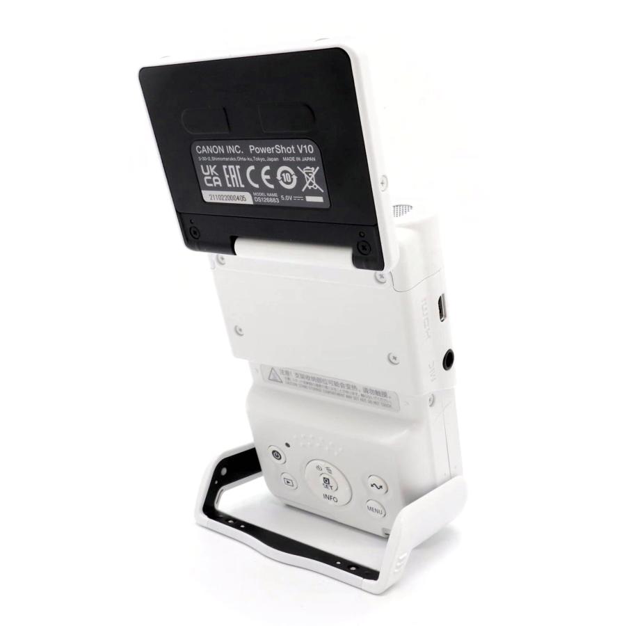 極上美品》CANON PowerShot V10 ホワイト キャノン キヤノン k3214