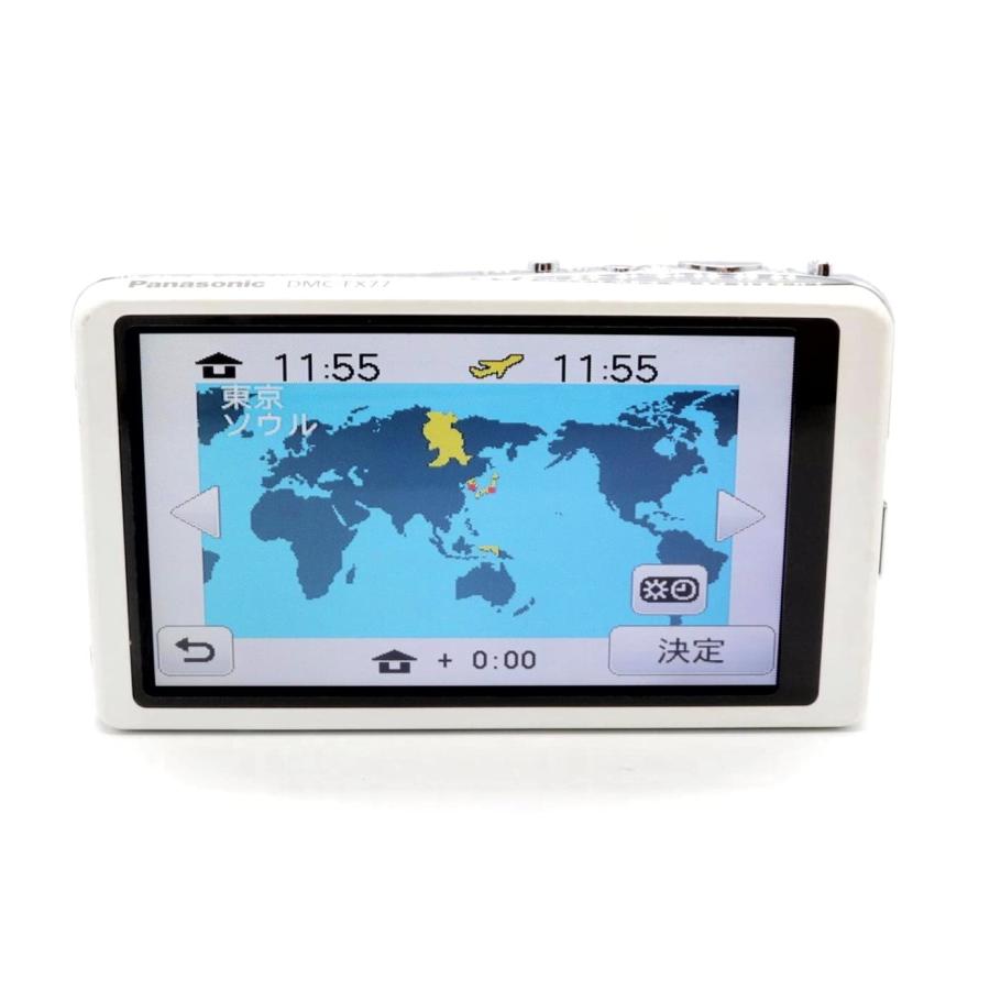 美品》コンパクトデジタルカメラ Panasonic LUMIX DMC-FX77-W リリー