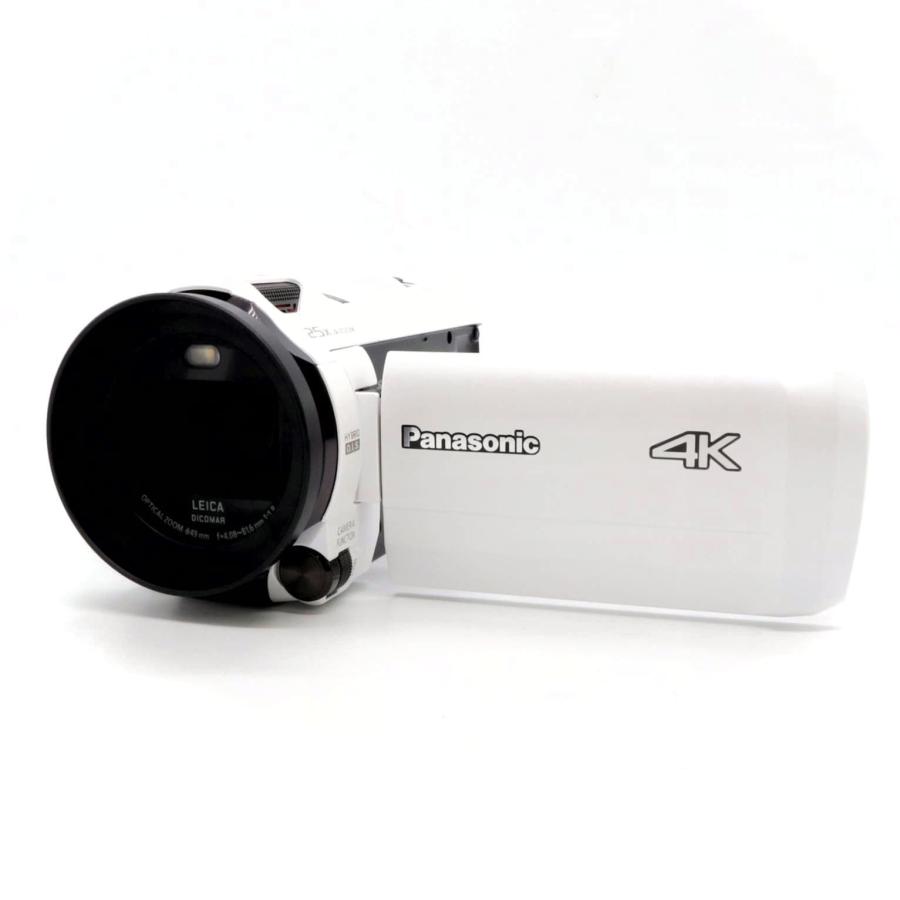 極上美品》 4K ビデオカメラ Panasonic HC-VZX990M-W ホワイト