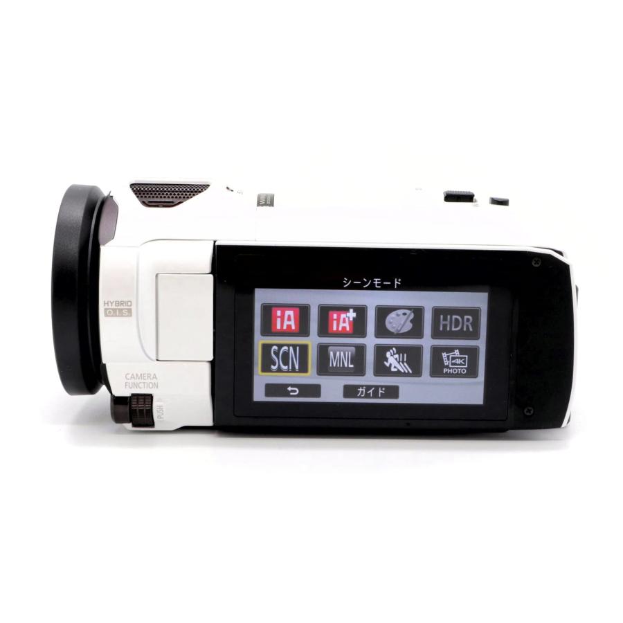 極上美品》 4K ビデオカメラ Panasonic HC-VZX990M-W ホワイト