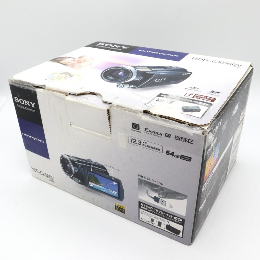 ビデオカメラ SONY HDR-CX560V ボルドーブラウン k3245 : りんすまいる