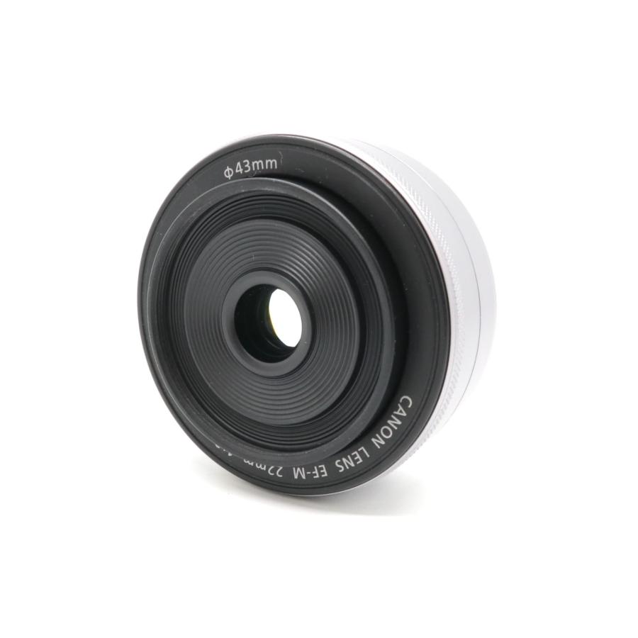 新品級》単焦点レンズ CANON EF-M 22mm F2 STM シルバー キヤノン