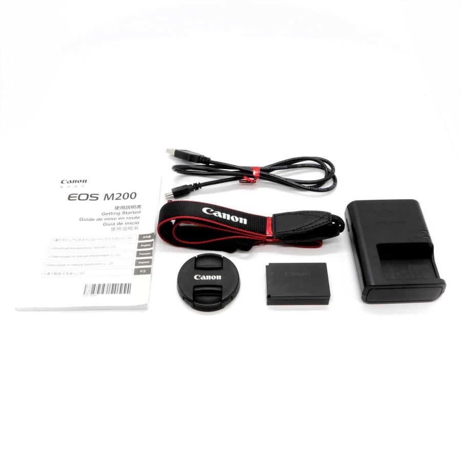 新品級＆極上美品》 ミラーレス一眼カメラ CANON EOS M200 EF-M 15-45