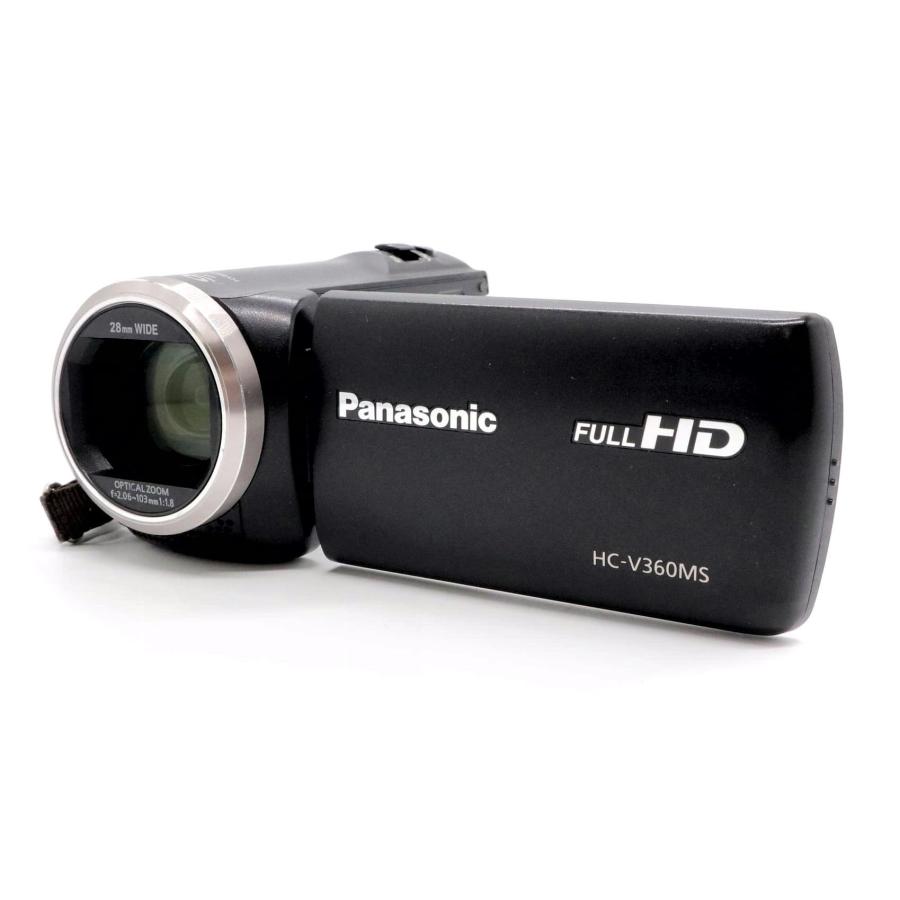 【美品】Panasonic HC-V360MS ビデオカメラ本体 美品》 ビデオカメラ Panasonic HC-V360MS ブラック パナソニック
