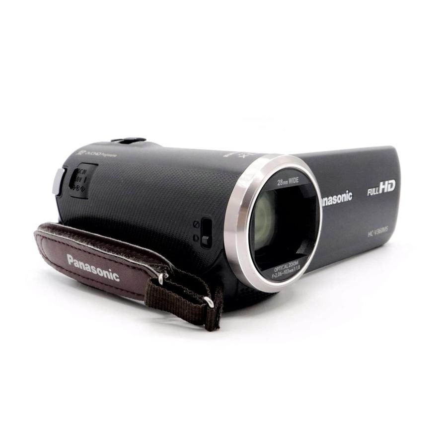美品》 ビデオカメラ Panasonic HC-V360MS ブラック パナソニック