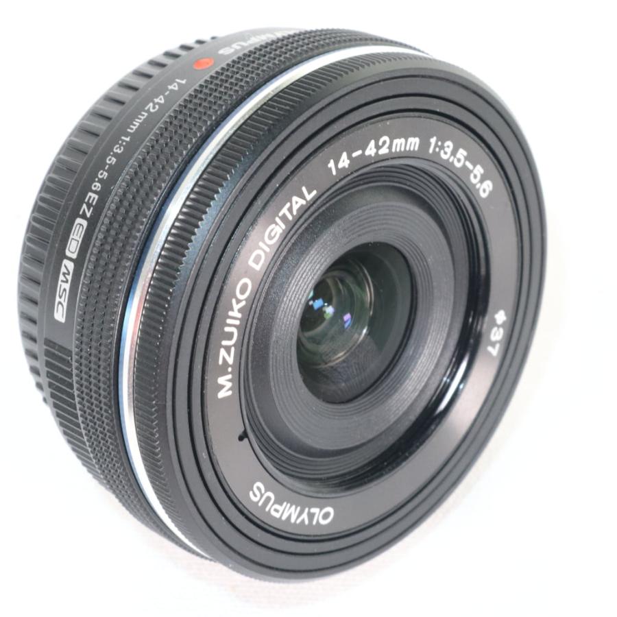 OLYMPUS M.ZUIKO DIGITAL ED 14-42mm F3.5-5.6 EZ ブラック オリンパス