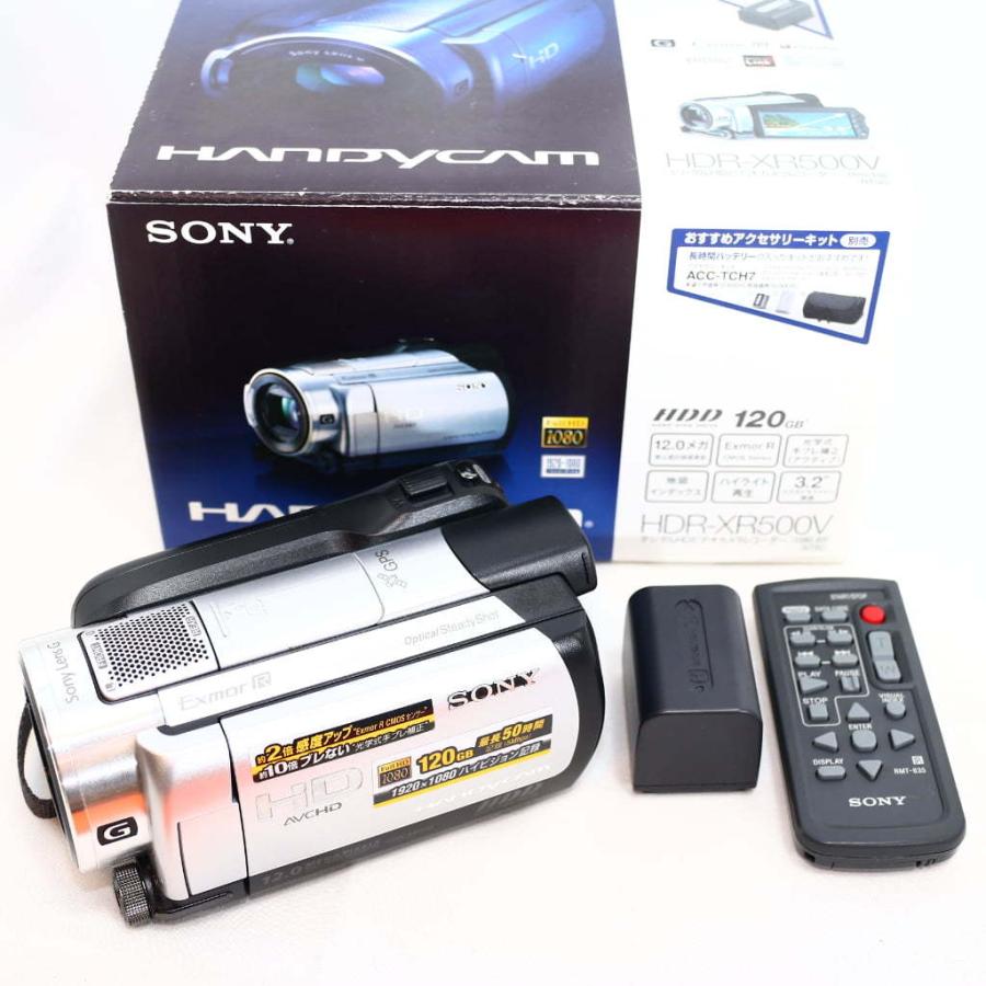 k*7様 SONY HDR-XR500V ビデオカメラ本体 付属品付き SONY HDR-XR500V シルバー k703 : りんすまいる - 通販 - Yahoo