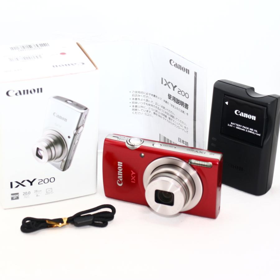 Canon IXY 200 コンパクトデジタルカメラ レッド 動作品 Canon】キヤノン『IXY 200 レッド』IXY200(RE) 2017年2月発売