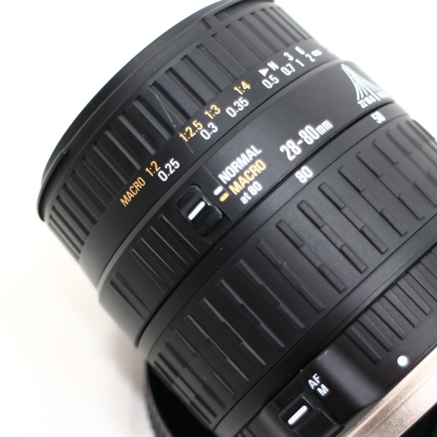 SIGMA ZOOM 28-80mm F3.5-5.6 II MACRO ブラック canon用 : りん