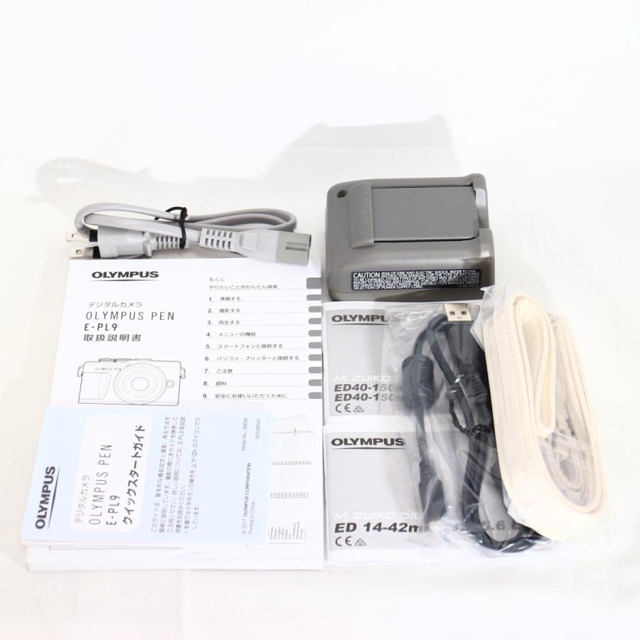 OLYMPUS PEN E-PL9 EZ ダブルズームキット ホワイト ボディ : りん