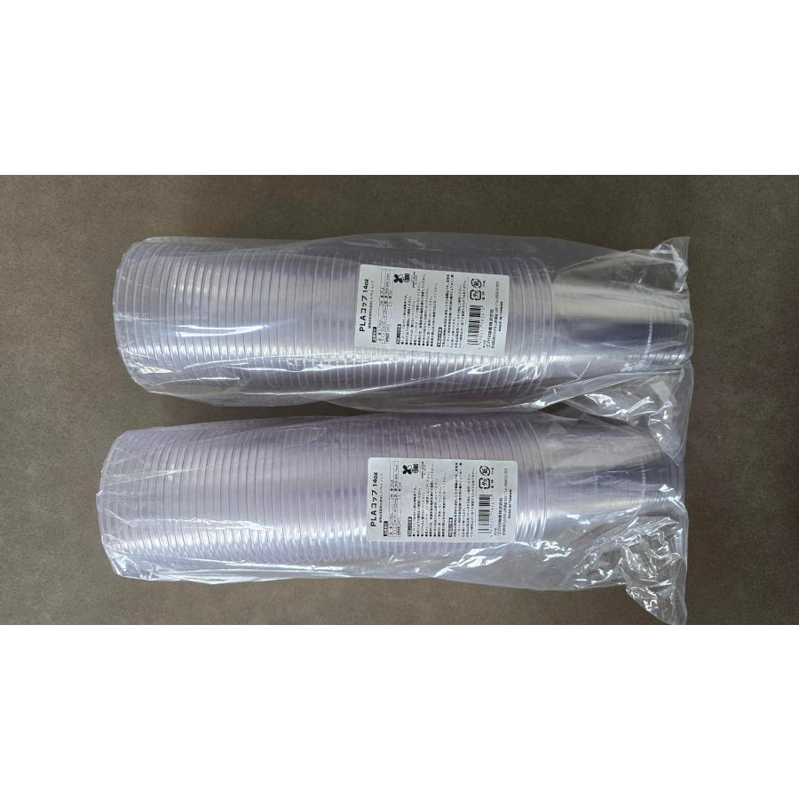 PLA（ポリ乳酸）製透明カップ １４OZ ５０個入り CF955（植物由来生分解性） |  | 02