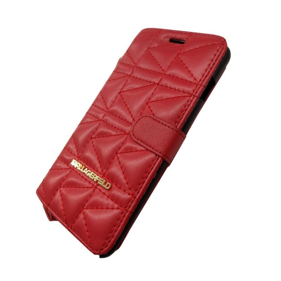 カール・ラガーフェルド iPhone 6s Plus / 6 Plus 対応 クラッチキルティングケース KLFLBKP6LQR / レッド | KARL LAGERFELD | 03