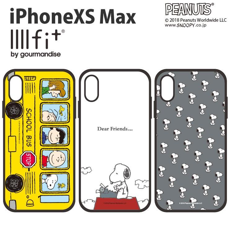 ピーナッツ iPhone XS Max 対応 IIIIfi+ ケース SNG-310C / 総柄｜rinzo｜02