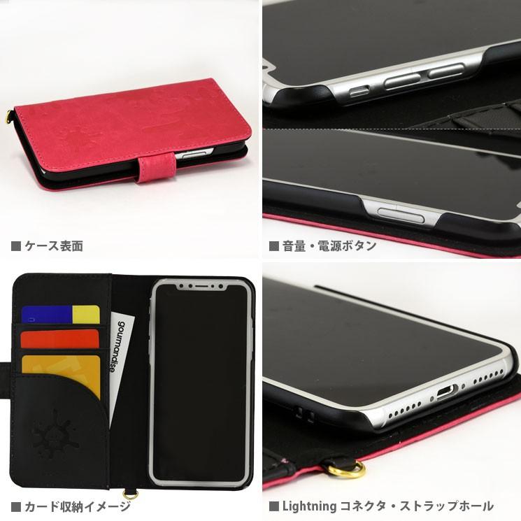 gourmandise スプラトゥーン2 iPhoneXS/X対応フリップカバー